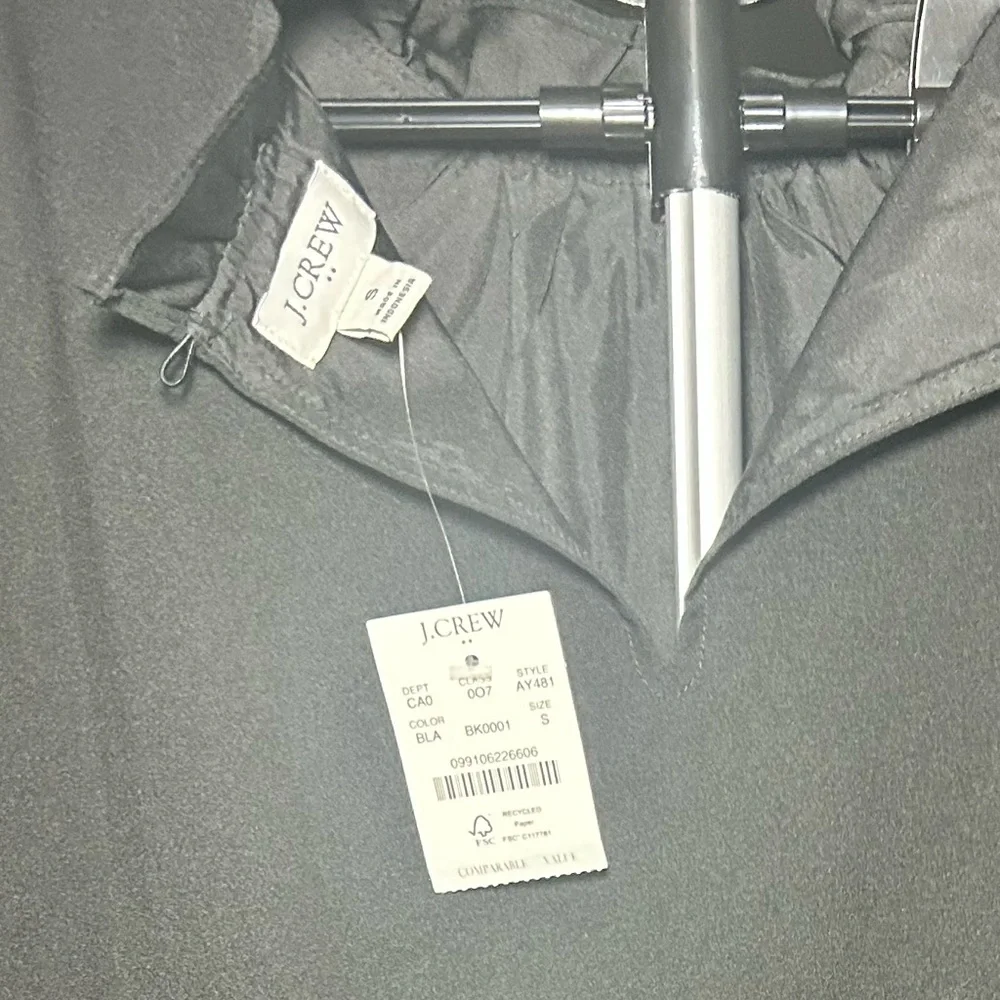 J.Crew Black Shell Top - Picture 4 of 5